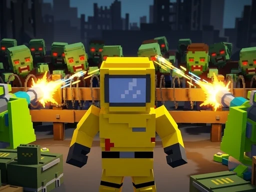Pixel Zombie Base Defense - 8gbet